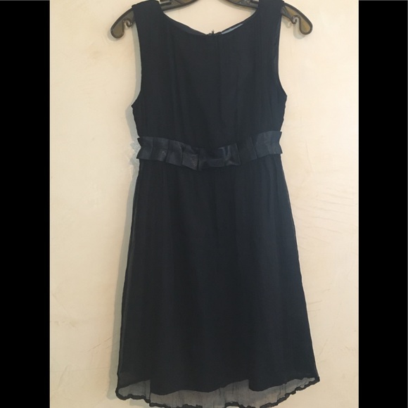 Little Silk Black Dress - Picture 3 of 5